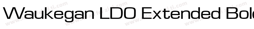 Waukegan LDO Extended Bold字体转换